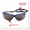 Kleenguard Nemesis Safety Glasses, Metallic Blue Frame, Smoke Lens, 12PK KCC47387